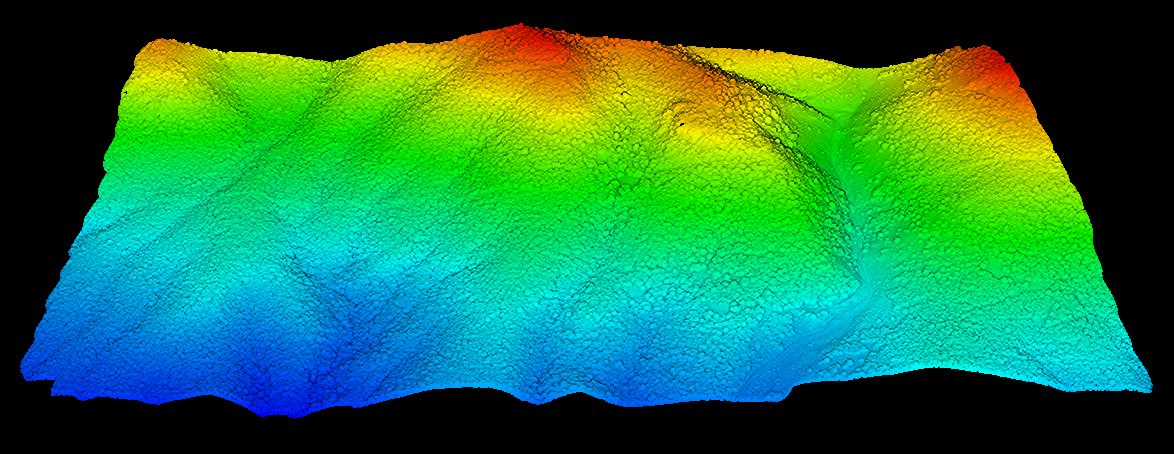 Digital Elevation Model — drone topographic survey
